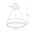Skandi LED Pendelleuchte ONCAMO - CCT 3000K - 4000
